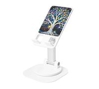 LHDGBNV Galaxy Tree Supporto per telefono cellulare con angolo di altezza regolabile a 360 ° Supporto per telefono portatile pieghevole da scrivania accessori da ufficio compatibile con tutti i