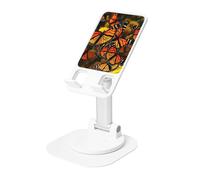 LHDGBNV Monarch Butterflies - Supporto per telefono cellulare, con angolo di altezza regolabile a 360°, portatile, pieghevole, accessorio da ufficio, compatibile con tutti i telefoni cellulari e