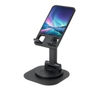 LHDGBNV Northern Lights - Supporto per telefono cellulare con angolo di altezza regolabile a 360°, portatile, pieghevole, accessorio da ufficio compatibile con tutti i telefoni cellulari e tablet