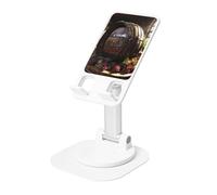 LHDGBNV Supporto per telefono cellulare a forma di botte di vino rosso, con angolo di altezza regolabile a 360 °, portatile, pieghevole, accessorio da ufficio compatibile con tutti i telefoni