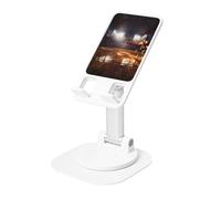 LHDGBNV Supporto per telefono cellulare da campo da basket, con angolo di altezza regolabile a 360°, supporto per telefono portatile, pieghevole, accessorio da ufficio, compatibile con tutti i