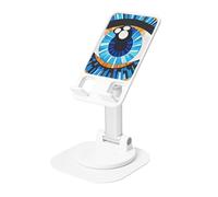 LHDGBNV Supporto per telefono cellulare Evil Eye con angolo di altezza regolabile a 360 ° Supporto per telefono portatile pieghevole da scrivania accessori da ufficio compatibile con tutti i telefoni