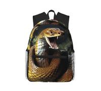 LHDGBWC Zaino da viaggio Cobra Snake Carry on Zaino leggero Business 15,6 pollici Laptop Zaino per Uomo Donna