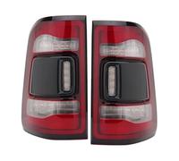 Lhdktee 1 Coppia Per Dodge Per RAM 1500 2019-2021 LED Luci Posteriori Lampada Guida Freno Retromarcia Indicatore Direzione Alloggiamento Fanale Posteriore(Black A Pair)