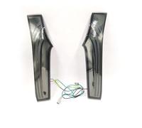 Lhdktee 1 Set Per Jazz Per Fit 2014 2015 2016 2017 2018 2019 2020 Fanale Posteriore A LED Luce Paraurti Freno Alloggiamento Fanale Posteriore(Smoke Cover)