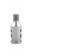 Lhdktee Auto Cambio Shifter Pomello Adattatore Per Pomello Del Cambio Automatico Per Auto Per Leve Non Filettate Accessori Interni Universali(M12x1.25 Silvery)