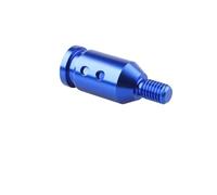 Lhdktee Auto Cambio Shifter Pomello Adattatore Universale Per Pomello Del Cambio Manuale Per Auto Con Filettatura M10x1,5/M12x1,25 Accessori Interni In Alluminio(M10x1.5-Blue)