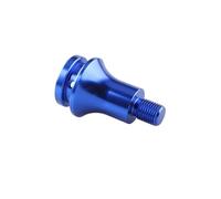 Lhdktee Auto Cambio Shifter Pomello Adattatore Universale Per Pomello Del Cambio Manuale Per Auto Per Filettatura M12x1,25 Accessori Modificati In Lega Alluminio(Blu)