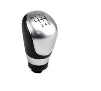 Lhdktee Auto Cambio Shifter Pomello Pomello Del Cambio A 5/6 Velocità Con Leva A Sfera Per Focus 2 MK2 FL C-MAX 2006-2011 MK3 MK4 MK7 Galaxy Gaiter Boot Cover(6 Speed-Silvery-B)