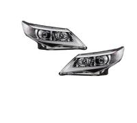 Lhdktee Fari Delle 1 Coppia Di Fari Anteriori A LED Per Auto, DRL Con Indicatori Direzione, Plug And Play Per Toyota Per Camry 2012 2013 2014 Fanale Proiettore Auto