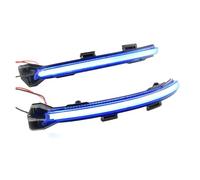 Lhdktee Freccia Specchietto 2 Pezzi Indicatore Direzione Dinamico A LED Specchietto Laterale Per Golf 7, Per MK7, Per GTI R, Per Sportsvan(Blue-Yellow)