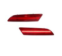 Lhdktee Freccia Specchietto 4 Luci Posizione Laterali A LED Paraurti Anteriore Ambra Posteriore Rosso Indicatori Direzione Per Chrysler Per Crossfire(2pc 2Rear Red Red)