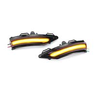 Lhdktee Freccia Specchietto Per Ford Per Fiesta ST Per Line Per MK8 Per Puma Per Crossover 2018-2023 Specchietto Laterale Dinamico A LED Lampeggiante