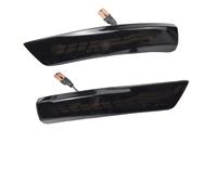 Lhdktee Freccia Specchietto Per Ford Per Focus Per Mk2 Per Mk3 Per Mondeo Per Mk4 Indicatori A LED Specchietti Laterali Ripetitori Lampeggio Sequenziali(Blue-Yellow)