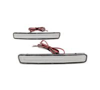 Lhdktee Luminose Impermeabili Indicatori Per Toyota Per Prius V 2012 2013 2014 2015 2016 2017 LED Paraurti Posteriore Riflettore Luce Lampada Coda Arresto Freno(White cover)