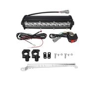 Lhdktee Moto LED Fendinebbi Per Suzuki RM85 2002 2003 2004 2005 2006 2007-2017 Kit Faro Anteriore Per Motocicletta, Manubrio, Barra Con Interruttore(Set C)