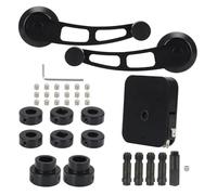 Lhdktee Per Interruttore Alzacristalli Elettrico Universale Per Auto Elettriche E Kit Maniglie A Leva In Alluminio Per Tutti I Veicoli Con 5 Stili Di Albero Alzacristalli(A Set)