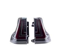 Lhdktee Per Toyota Per Prado150 Per FJ150 2010-2020 Auto Fanale Posteriore A LED Corsa E Jogging Lampada Freno Reverse Dinamica Segnale Girata Alloggiamento Fanale Posteriore(10-17 smoky black)