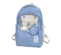 LHEZXS Zaini e Borse Scolastiche Lo Zaino per Il College Si Adatta A Uno Zaino per La capacità del Laptop da 16 "per Gli Studenti delle Scuole Elementari.-Blu