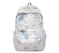 LHEZXS Zaino Scolastico per Ragazze Zaino Stampato Bowknot Zaino Casual Backpack Campus Studente Studentessa di Scuola Leggera-No.7