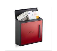 LHHDMA Cassetta della Posta, Cassetta Postale da Parete con Serratura A Combinazione Cassetta Postale Verticale Cassetta Postale for Giornali Cancello Buste Riviste Residenziale