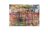 LHHJF LJHFA Affiche Graffiti de Gerhard Richter Style de Mode Art Mural Gerhard Richter Peinture et Impressions de décoration intérieure 40x60cmx1 Sans Cadre