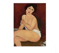 LHHJF LJHFA Amedeo Modigliani Poster Modernismo Ritratto di Donna Arte murale Amedeo Modigliani Dipinto su Tela e Stampe Decorazione per la casa Immagine 50x70cm Senza Cornice