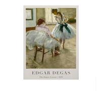 LHHJF LJHFA Classico Edgar Degas Poster Ballerina Ballerina Impressione Arte della Parete Edgar Degas Tela Pittura E Stampe Home Decor Immagine 50x70cmx1 Senza Cornice