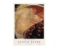 LHHJF LJHFA Classico Gustav Klimt Estetica Poster Vintage Maiden Wall Art Gustav Klimt Tela Pittura e Stampe Decorazione per la casa Immagine 50x70cmx1 Senza Cornice