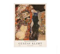 LHHJF LJHFA Classico Gustav Klimt Estetica Poster Vintage Maiden Wall Art Gustav Klimt Tela Pittura e Stampe Decorazione per la casa Immagine 50x70cmx1 Senza Cornice