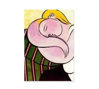 LHHJF LJHFA Classico Pablo Picasso Minimalismo Poster Donna Astratta Arte Murale Pablo Picasso Tela Pittura e Stampe Decorazione per la Casa Immagine da Parete 50x70cm Senza Cornice