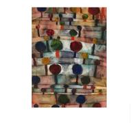 LHHJF LJHFA Classico poster astratto di Paul Klee, blocchi di colore vintage, arte murale, dipinto su tela e stampe di Paul Klee, quadro nordico per la casa, 50x70 cm, senza cornice.