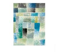 LHHJF LJHFA Classico Poster Astratto di Paul Klee, Blocchi di Colore Vintage, Arte murale, Dipinto su Tela e Stampe di Paul Klee, Quadro Nordico per la casa, 50x70 cm, Senza Cornice.