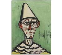 LHHJF LJHFA Classico Poster di Bernard Buffet, Personaggio Astratto, Arte murale, Dipinto su Tela e Stampe di Bernard Buffet, Decorazione per la casa, Immagine 40x60cmx1 Senza Cornice