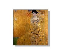 LHHJF LJHFA Classico Poster di Gustav Klimt, Lady Abstract Wall Art, Gustav Klimt, Dipinto su Tela e Stampe, Decorazione per la casa, Soggiorno, 50x50 cm, Senza Cornice.