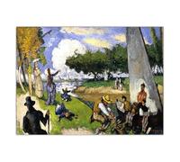 LHHJF LJHFA Classico Poster di Paul Cezanne, Figura retrò, Arte murale, Dipinto su Tela e Stampe di Paul Cezanne, Decorazione per la casa, Soggiorno, 40x60 cm, Senza Cornice.