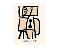 LHHJF LJHFA Classico Poster Minimalista di Paul Klee, Linee astratte, Arte murale, Dipinto su Tela e Stampe di Paul Klee, Quadro Nordico per la casa, 50x70 cm, Senza Cornice.