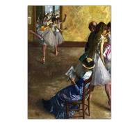 LHHJF LJHFA Edgar Degas Surrealismo Poster Girl Ballet Dancers Wall Art Edgar Degas Tela Pittura E Stampe Nordic Home Decor Picture 50x70cm Senza Cornice