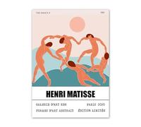LHHJF LJHFA Famosa Mostra di Henri Matisse, Poster Minimalista, Stampe e Stampe d'Arte da Parete retrò, Dipinto su Tela di Henri Matisse, Decorazione per la casa, Immagine 50x70 cm, Senza Cornice.