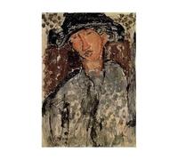 LHHJF LJHFA Famoso Poster di Amedeo Modigliani, Modernismo, Donne, Arte murale, Amedeo Modigliani, Dipinto su Tela e Stampe, Decorazione per la casa, Immagine 50x70cmx1, Senza Cornice