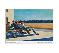 LHHJF LJHFA Famoso Poster di Edward Hopper, Dipinto su Tela, realismo, Edward Hopper, Arte murale e Stampe, Decorazione Moderna per la casa e Il Soggiorno, 40x60cmx1, Senza Cornice.