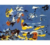LHHJF LJHFA Famoso Poster di Jackson Pollock, estetica Astratta, Arte murale, Dipinto su Tela e Stampe di Jackson Pollock, Arredamento Nordico per la casa, 50x70 cm, Senza Cornice.