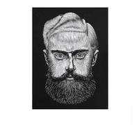 LHHJF LJHFA Famoso Poster di MC Escher, autoritratto, Dipinti su Tela, Arte Moderna da Parete, Stampe di MC Escher, Arredamento Nordico per la casa, Quadro da Parete 50x70cmx1 Senza Cornice