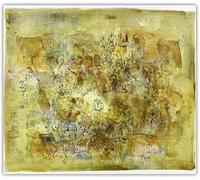 LHHJF LJHFA Famoso Poster di Zao WOU Ki《Senza Titolo, 1956》Arte Astratta da Parete Zao WOU Ki, Dipinto su Tela e Stampe, Decorazione per la casa nordica, 60x70 cm, Senza Cornice