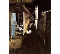 LHHJF LJHFA Famoso Poster retrò di Andrew Wyeth, Arte murale per Stanza Dopo Stanza, Dipinto su Tela e Stampe di Andrew Wyeth, Immagine Moderna per la Decorazione della casa, 50x70 cm, Senza Cornice.