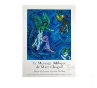 LHHJF LJHFA Famoso Poster surrealista Astratto di Marc Chagall, Arte murale nordica, Dipinto su Tela e Stampe di Marc Chagall per la Decorazione della casa, Immagine 50x70 cm Senza Cornice