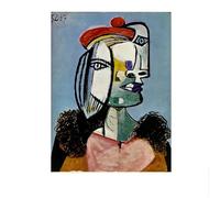 LHHJF LJHFA Famoso Poster surrealista di Pablo Picasso, Arte Astratta da Parete, Dipinto su Tela e Stampe, Decorazione per la casa nordica, 50x70 cm, Senza Cornice.