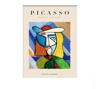 LHHJF LJHFA Famoso Poster surrealista di Pablo Picasso, Arte Astratta da Parete, Dipinto su Tela e Stampe, Decorazione per la casa nordica, 50x70 cm, Senza Cornice.