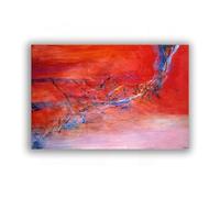 LHHJF LJHFA Famoso Poster Vintage di Zao WOU Ki, Arte Astratta da Parete, Dipinto su Tela e Stampe di Zao WOU Ki, Decorazione Moderna per la casa e Il Soggiorno, 40x60 cm, Senza Cornice.