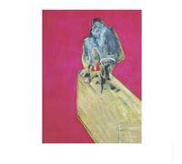LHHJF LJHFA Francis Bacon Poster Figura Astratta Capolavoro Arte Murale Francis Bacon Tela Pittura e Stampe Decorazione per la Casa Immagine 50x70cmx1 Senza Cornice